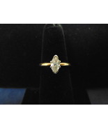 Womens Vintage Estate 14K Gold Marquise Diamond Engagement Ring  2.5g E2497 - £1,556.98 GBP