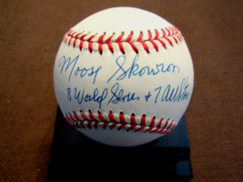 Moose Skowron 8X World Series 7X ALL-STARS Yankees Signed Auto Oal Baseball Jsa - £93.95 GBP