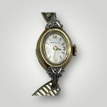 Caravelle Mechanical Winder Ladies Wrist Watch 10KRGP - £36.17 GBP