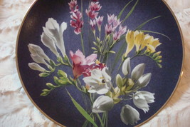 The Flowers of Count Lenart Bernadotte &quot;Freesia&quot; plate, Anna Perenna ORIGINAL - £35.69 GBP