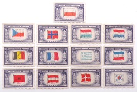 1943 -44 U.S. Overrun Countries Issue Set - £36.53 GBP