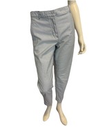 GAP Khakis Grey/White Striped Ankle Length Pants Size 12 - €16,25 EUR