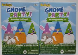 Lot Of 2  Dudley's "GNOME PARTY!" Easter Egg Crafting Kit. - $22.76