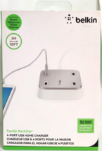 Belkin - Family RockStar 4-Port USB Charger - Gray - $22.24