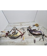 Lot 2 Bradford Exchange Sacred Guardians Mystic Wolverines Spirit of the... - $47.95 CAD