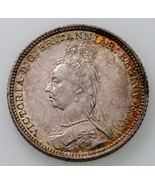 1888 Grande-Bretagne 4 Pence Pièce Argent Km#772 Hors-Circulation - $173.18