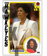 2020 STCC Iowa Hawkeyes Legends #11 C Vivian Stringer Rutgers University HOF - $3.75