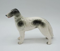 Barzoï Russe Lévrier Irlandais Chien Figurine Porcelaine Fabriqué au Japon - £32.85 GBP