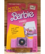 Vintage 1987 Mattel Barbie Doll Action Accents Pink Stereo Record Player... - €20,58 EUR