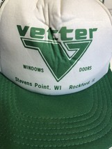 Vintage 1980s Vetter Systems trucker cap mesh  Green Window And Door - £4.68 GBP