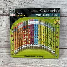 Zebra Cadoozles Mechanical Pencil Set of 28 pcs 0.7mm Lead - $15.83