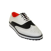 Men's Shoes The Priority L TAYNO Leather Wingtip Dressy Sneaker White/Black image 3