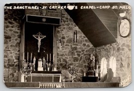 Camp St Malo Colorado The Sanctuary St. Catherine&#39;s Chapel RPPC Postcard E23 - £3.10 GBP