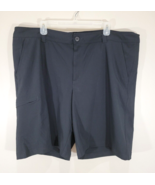 Columbia Men Short Pants 42 x 10 Black Performance Fishing Gear - $22.08 CAD