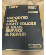 MITCHELL 1987 IMPORTED CARS LIGHT TRUCKS &amp; VANS SERVICE REPAIR TUNE-UP E... - $10.85 CAD