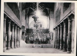 Vintage Church In Terior Taken by Serviceman Photo WWII 1940s - £7.96 GBP