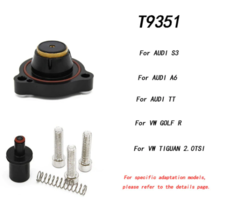 Aluminum Car Bov Adapter Dv+ Diverter Valve 2.0TFSI 1.8TFSI Audi Vw Golf... - $25.23