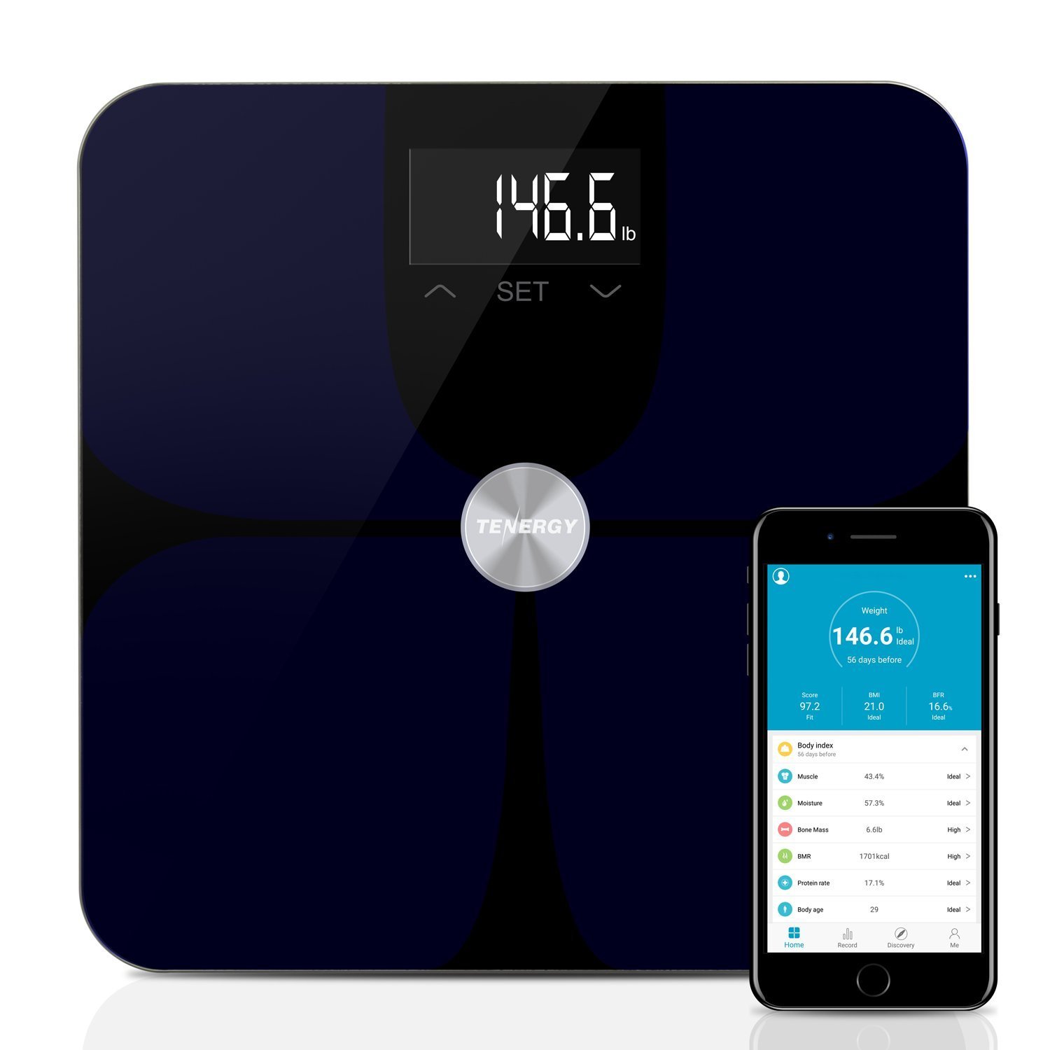 Primary image for Tenergy Vitalis Body Fat Scale, High Precision Smart App Scale, Bmi Scale,