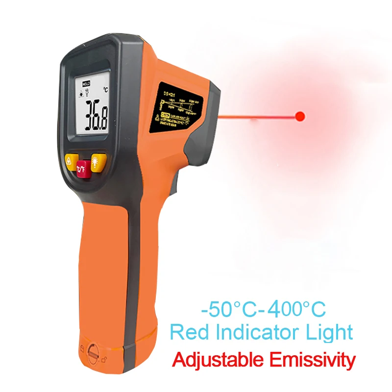 Digital Infrared Thermometer Non-contact Laser Temperature Meter Pyrometer Image - £176.18 GBP