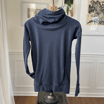 Lululemon On The Double Pullover Cowl Neck Hoodie Sweatshirt Blue 2 - $28.80