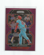 Nolan Arenado (St. Louis Cardinals) 2022 Panini Prizm Purple Prizm Card #48 - £3.92 GBP