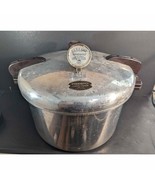 Vintage Presto 16 qt. Aluminum Pressure Cooker - Canner Model 7-B w/ Rack - £36.71 GBP