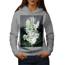 Wellcoda Nature Style Womens Hoodie, Text Casual Hooded Sweatshirt - £29.12 GBP