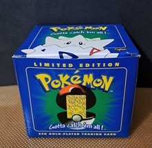Mint SEALED Pokemon TOGEPI Blue 23K Gold Plated Trading Card collector q... - $55.00