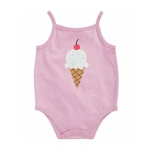First Impressions Baby Girl 12M Orchid Fairy Light Purple Ice Cream Bodysuit NWT - £6.72 GBP