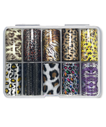 INSTANT FOIL Abstraction, Animal Print 10 Rolls Case - $30.32 CAD