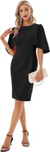 GRACE KARIN Women&#39;s Black Retro 1950s Style Cocktail Party Pencil Dress ... - $17.43