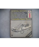 GM Haynes Repair Manual. Buick Skylark &amp; Somerset, Pontiac Grand Am, Old... - $8.91