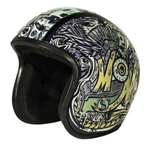 Daytona Helmets Daytona Cruiser Half Face w/Money DOT Approved Motorcycle Helmet - £89.17 GBP