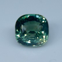 Natural Green Sapphire | Cushion Cut | 1.03   Carat | 5.40x5.13 mm | Loose Corun - £495.75 GBP