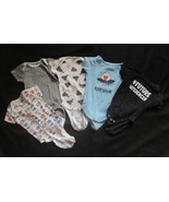Baby Boys lot of 5 One Pieces size 3-6 Months - $115.32 MXN