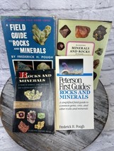 Lot of 4 Rocks and Minerals Identification Field Guides Peterson Books - £22.87 GBP