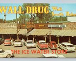 Wall Drug the Ice Water Store wall South Dakota SD UNP Chrome Postcard N15 - $4.04