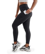 Workout Leggings for Womens with Pockets High Waisted Compression (Black... - £14.46 GBP