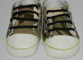 Ganz Ella Jackson Green Camo Infant Booties Shoes Size 0 to 12 Months image 2