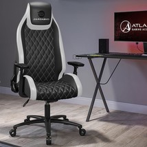 Arctic White, Atlantic Gaming, Office High Back Computer Chair, Lumbar Support. - £144.73 GBP