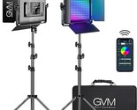 Gvm Rgb Led Video Light With Lighting Kits, 680Rs 50W Led Panel Light Wi... - $407.99