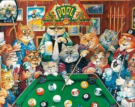 CATS 8X10 PHOTO BILLIARDS POOL PICTURE - $4.94