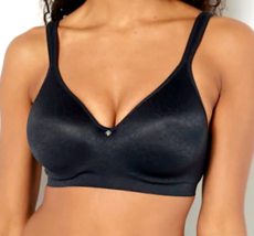 Breezies Smoothing Seamfree Contour Underwire Bra - BLACK, 42C - £20.22 GBP