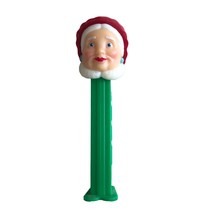 Mrs. Santa Claus Pez Candy Dispenser With Feet Green Christmas Holiday Collector - £7.93 GBP