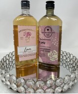 2 Bath &amp; Body Works Aromatherapy Love Body Wash ~ Rose + Vanilla &amp; Cacao... - £28.80 GBP