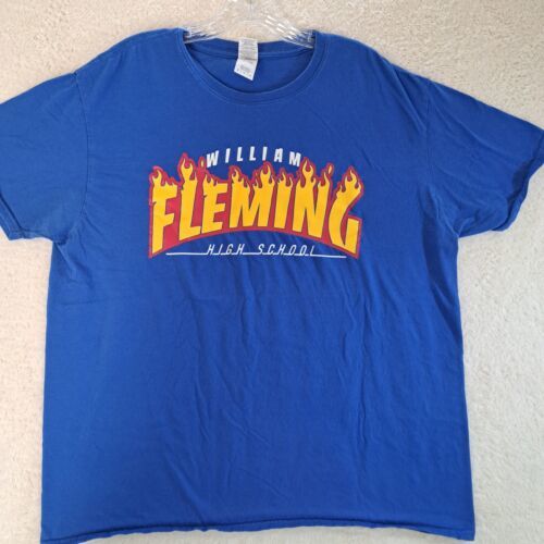Primary image for Mens William Fleming High School Tshirt Sz XL Blue