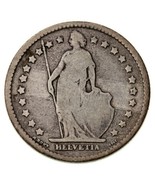 1876-B Schweizer Franken (VF) Sehr Fein Zustand Km 24 - €31,43 EUR