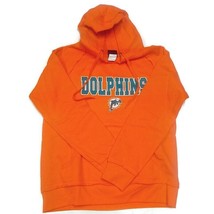 Team Apparel NFL Miami Dolphins Long Sleeve Pullover Womens Size M Hoodie Orange - £16.70 GBP