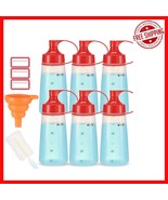 Multi-Purpose Wide Mouth Bottles, 6-Pack 300ml for Baking, Painting &amp; More - $568.83 MXN