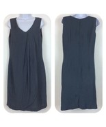 Coldwater Creek Drape Front Sheath Dress Size 10 Gray NWT $89.95 - $35.53